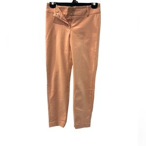 RW & CO Slim Fit, Curvy Suit Ankle Pant - Pink Colour, Size 2